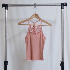 detailed pink camisole